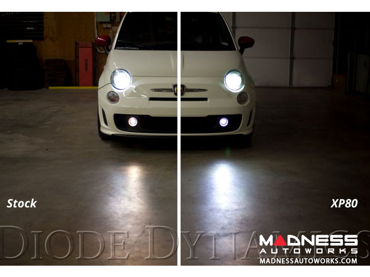 FIAT 500 LED Fog Light Kit H11 SLF Yellow Pair 500 MADNESS